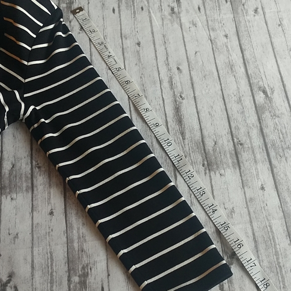 WHBM Black and White Stripes Form Fitting … - Picture 7 of 8